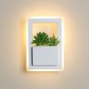 Modern LED Bedside Wall Lamp White Color with Plant LED Wall Lights for Bedroom Living Room Wall Sconce - Image 5