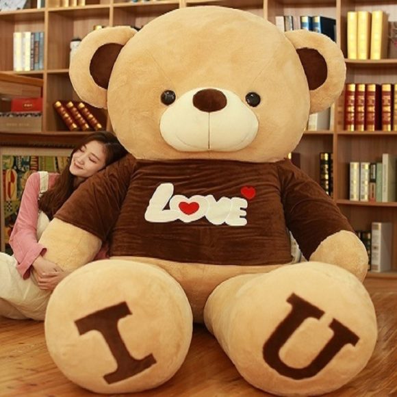 Heart Bear Pillow Plush Toy Valentine's Day Gift - Image 2