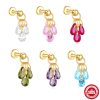 Sterling Silver Super Flash Water Drop Colorful Crystals Cartilage - Image 2