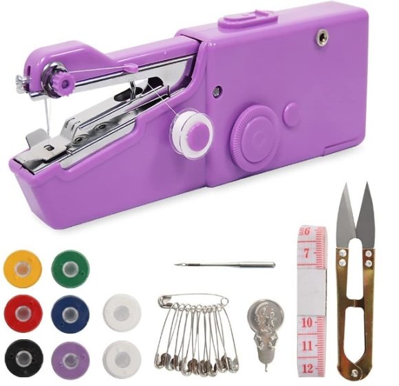 Handheld Electric Sewing Machine Set Black - Image 4
