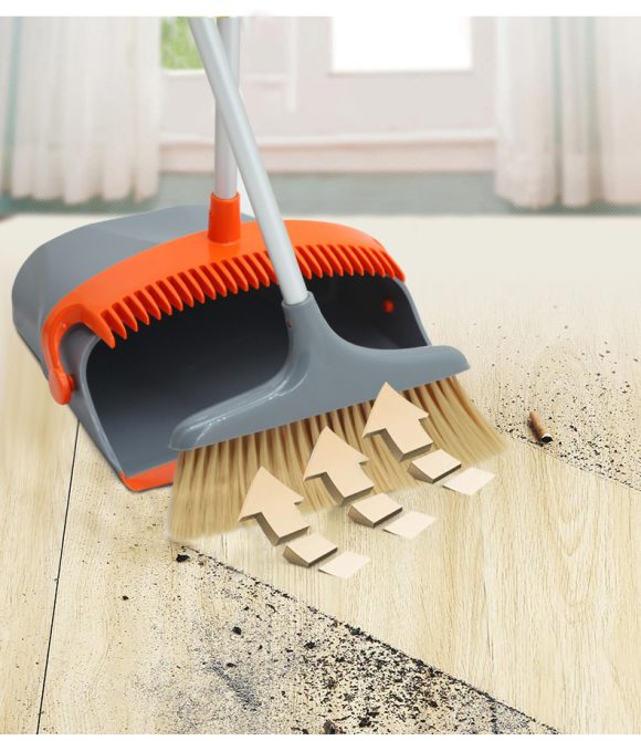 East New Fashion Luxury Broom Dustpan Combination Set Foldable Cleaning Tools House Helper - Image 3