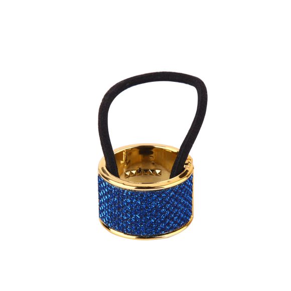 Korean Version Of Imitation Alloy Hair Tie Round Ponytail Buckle Rose Gold Ornament - Image 3