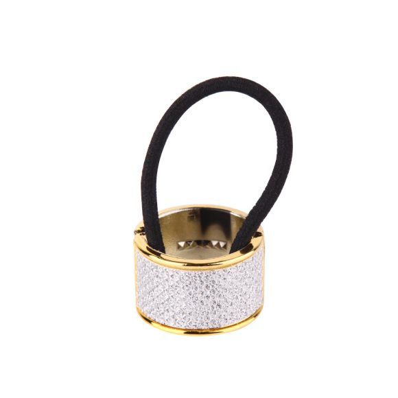 Korean Version Of Imitation Alloy Hair Tie Round Ponytail Buckle Rose Gold Ornament - Image 6