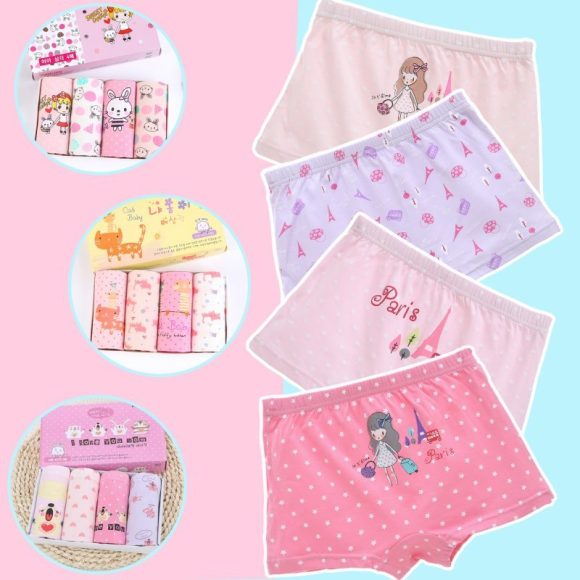 Girls Double Bottom Crotch CuteGirl Shorts - Image 5