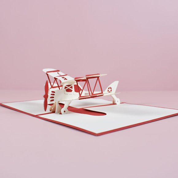 Children's Handmade Aircraft Creative Three-dimensional Greeting Cards - Image 5