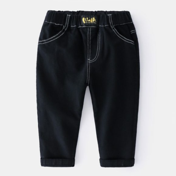Korean Baby Solid Color All-Match Trousers - Image 2