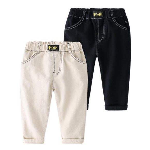 Korean Baby Solid Color All-Match Trousers - Image 3