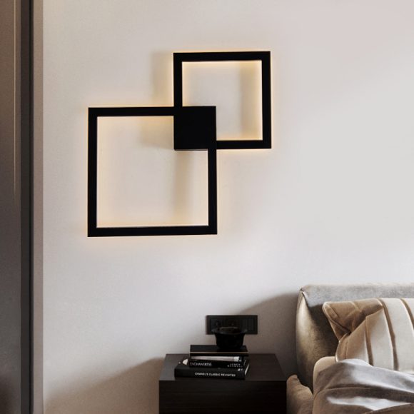 Modern Creative Geometric Square Aisle Wall Decoration Lamps - Image 9
