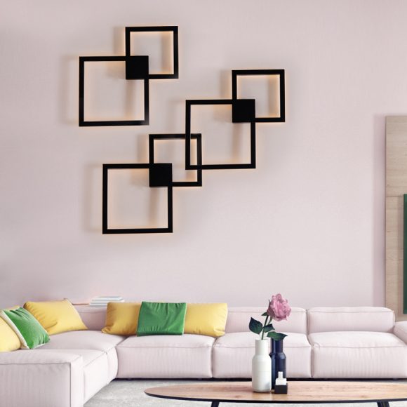 Modern Creative Geometric Square Aisle Wall Decoration Lamps - Image 5
