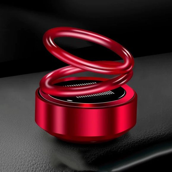 Solar Auto Rotation Car Air Freshener Perfume Seat - Image 7