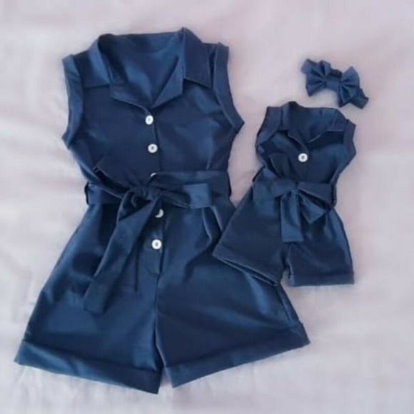 Pudcoco Kids Baby Girl Clothes Sleeveless Romper Denim - Image 4