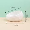 Pet Supplies Bowl Ceramic Cat Bowl Dog Bowl Oblique Mouth - Image 5