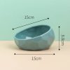 Pet Supplies Bowl Ceramic Cat Bowl Dog Bowl Oblique Mouth - Image 3
