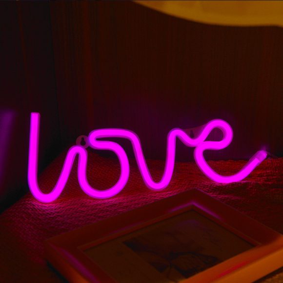 Led Neon Sign Light SMD2835 Indoor Night light Love Pink Blue Green Red Model Holiday Xmas Party Wedding Decorations Table Lamps - Image 5