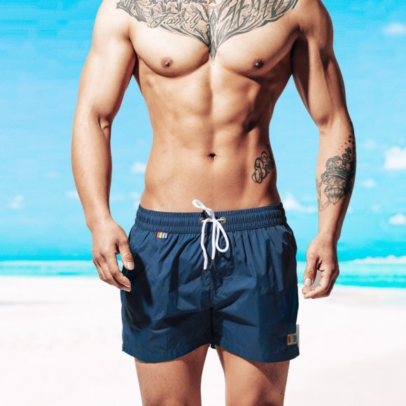 Beach Shorts Sports Loose Seaside Vacation Rainbow Swimming Shorts - Image 5
