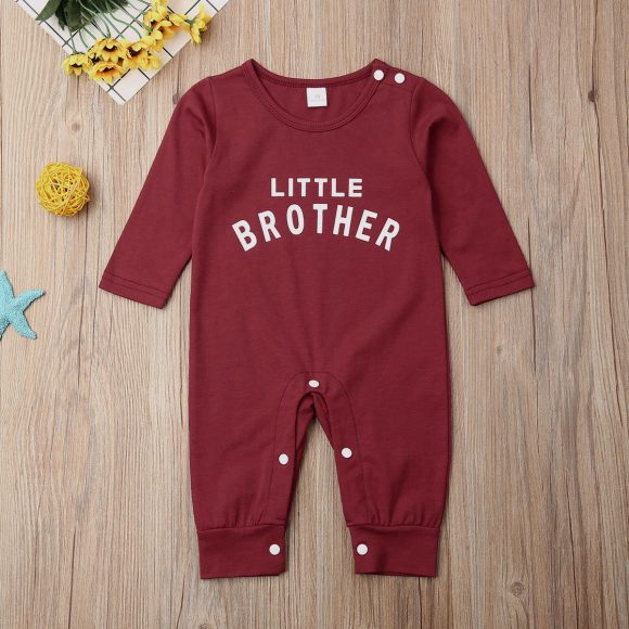 Male Alphabet Long Sleeved Romper Newborn Baby Jumpsuit Female Baby Casual Romper - Image 8