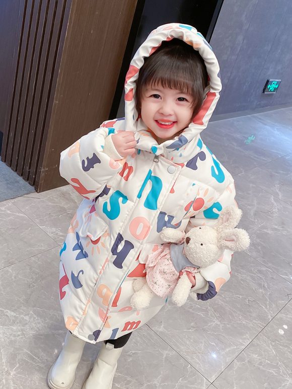 Western Style Children's Clothing, Baby Girls, Cotton-Padded Clothing, Children's Cotton Clothing - Image 2