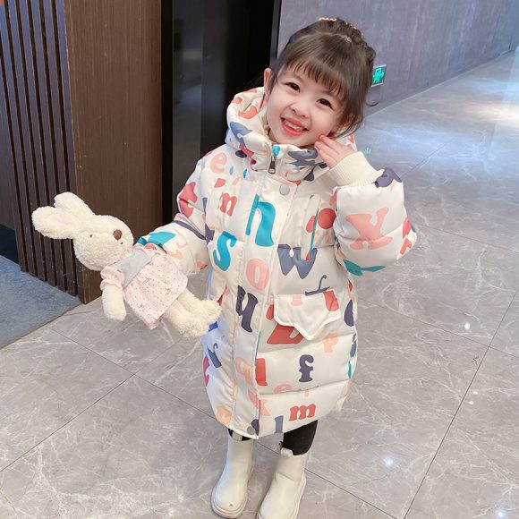 Western Style Children's Clothing, Baby Girls, Cotton-Padded Clothing, Children's Cotton Clothing - Image 5