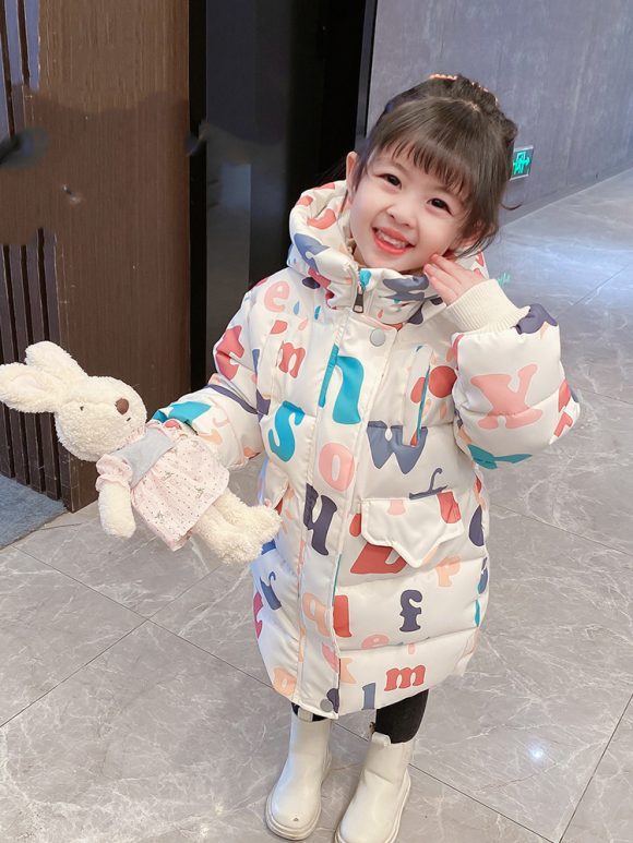 Western Style Children's Clothing, Baby Girls, Cotton-Padded Clothing, Children's Cotton Clothing - Image 6