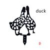 Chicken Yard Art Outdoor Garden Back Yard Gazon Stakes Hen Yard Decor - Image 8