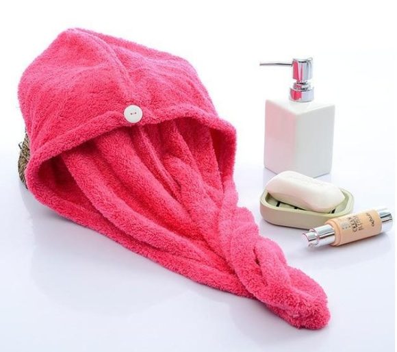 Women's Hair Dryer Cap, Absorbent Dry Hair Towel - Image 9