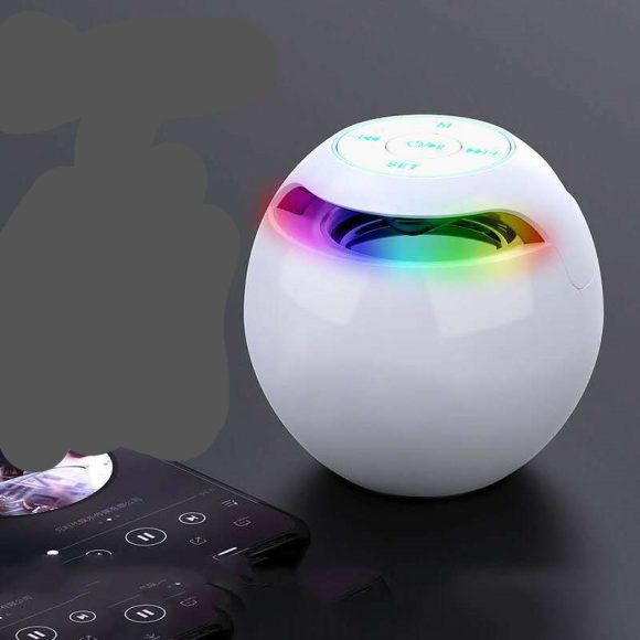 Clock Colorful Bluetooth Speaker Mini Portable - Image 9
