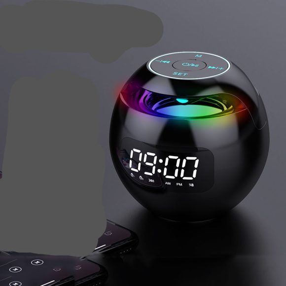 Clock Colorful Bluetooth Speaker Mini Portable - Image 5
