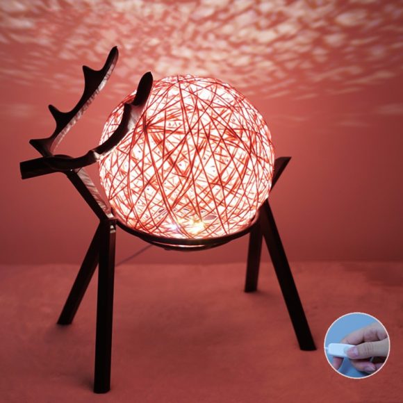 Couples Bedside Lamp Bedroom Girl Retro Style Night Light Romance - Image 3