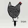Chicken Yard Art Outdoor Garden Back Yard Gazon Stakes Hen Yard Decor - Image 6