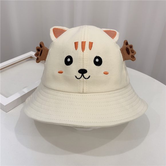 New Products Kitten And Frog Sun Hat Small Pot Hat Baby Hat - Image 5