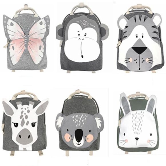 Cartoon Three-dimensional Animal Backpack Children's School Bag - Image 3