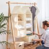 Cotton And Linen Hanging Storage Clothes Storage Hanging Bag