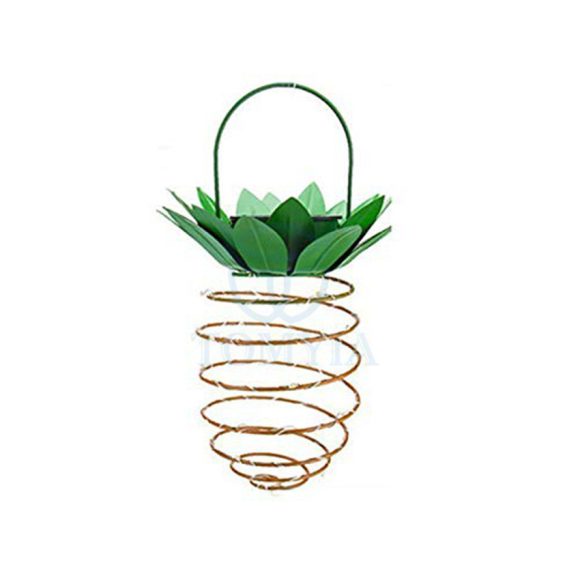 Outdoor Waterproof Garden Pineapple Solar Lights Path Lights Hanging Fairy Lights Solar Led Warm Fairy String Decor - Image 3