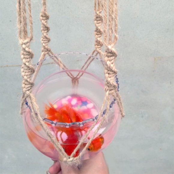 Flower Pot Net Bag Plant Greening Hanging - Image 4