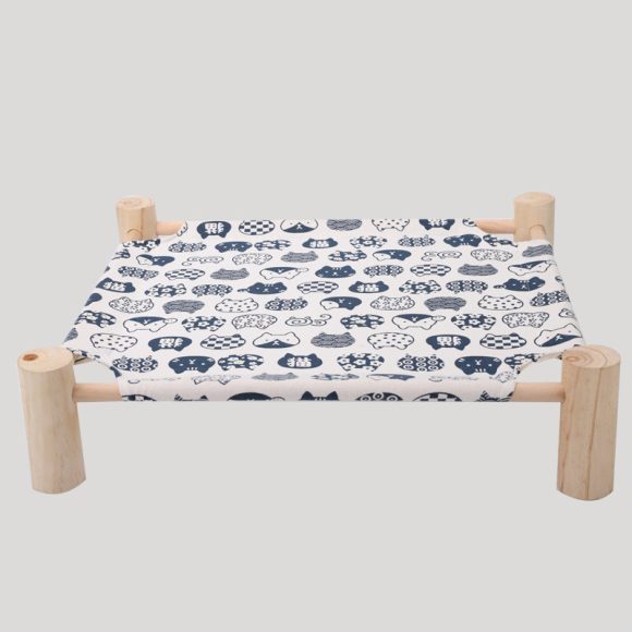 Removable And Washable Solid Wood Pet Dog Bed - Image 5