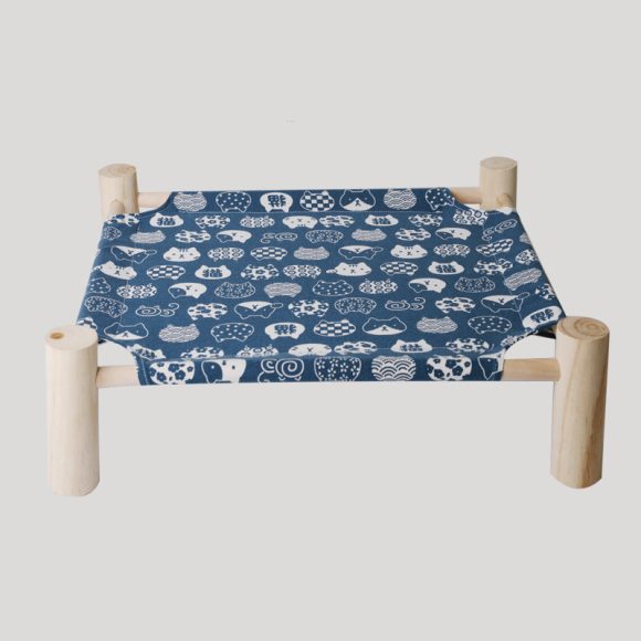 Removable And Washable Solid Wood Pet Dog Bed - Image 4