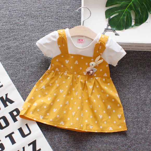Summer Cute Cartoon Baby Princess Birthday Party Mesh Dresses - Image 2