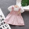 Summer Cute Cartoon Baby Princess Birthday Party Mesh Dresses - Image 5
