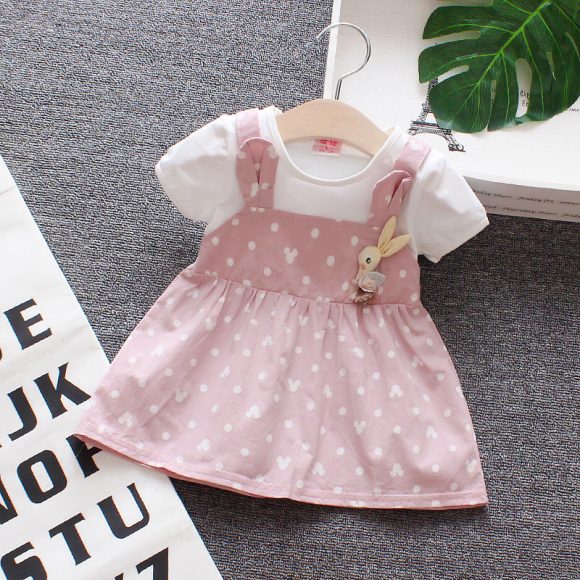 Summer Cute Cartoon Baby Princess Birthday Party Mesh Dresses - Image 5