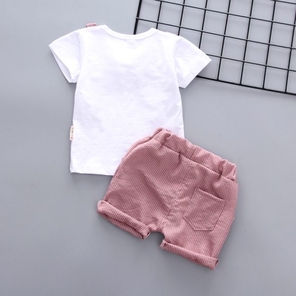 Baby Boy Summer Short Sleeve Suit Boy Shorts - Image 5
