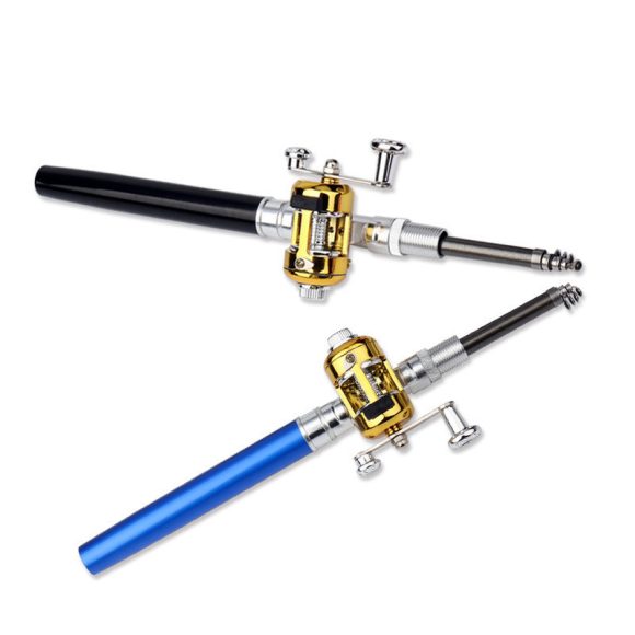 Mini Ice Fishing Rod Pocket Raft Rod Portable Gift Fishing Rod - Image 2
