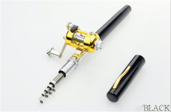 Mini Ice Fishing Rod Pocket Raft Rod Portable Gift Fishing Rod - Image 4
