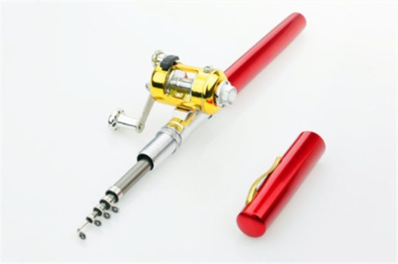 Mini Ice Fishing Rod Pocket Raft Rod Portable Gift Fishing Rod - Image 9