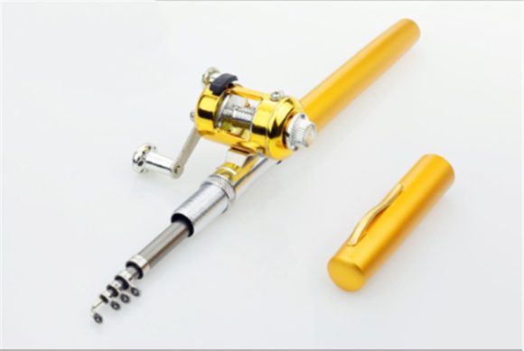 Mini Ice Fishing Rod Pocket Raft Rod Portable Gift Fishing Rod - Image 3