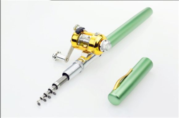 Mini Ice Fishing Rod Pocket Raft Rod Portable Gift Fishing Rod - Image 5