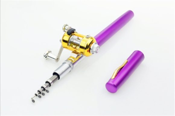 Mini Ice Fishing Rod Pocket Raft Rod Portable Gift Fishing Rod - Image 8
