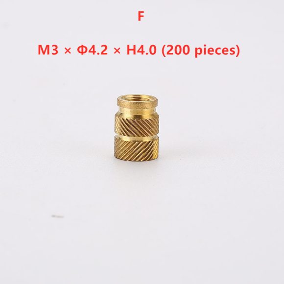 M2 Outer Diameter 3.8 and 4.0 Copper Nut Hot Melt Nut - Image 5