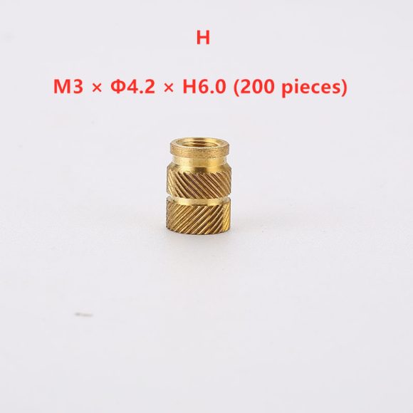 M2 Outer Diameter 3.8 and 4.0 Copper Nut Hot Melt Nut - Image 10