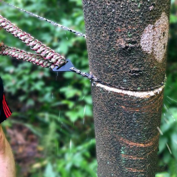 Outdoor Camping Survival Parachute Rope Pocket Hand Saw - Image 2