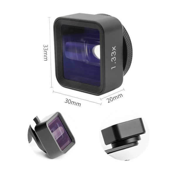 Mobile Phone Movie Lens Screen Distortion 1.33x Widescreen Movie Video Lens - Image 3